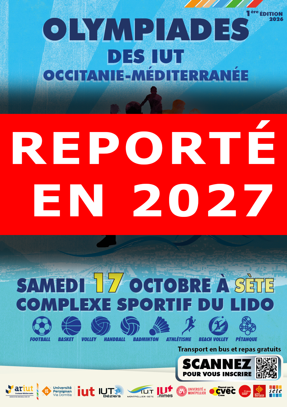 Lire la suite à propos de l’article [REPORTÉ EN 2017] OLYMPIADES DES IUT OCCITANIE MÉDITERRANÉE
